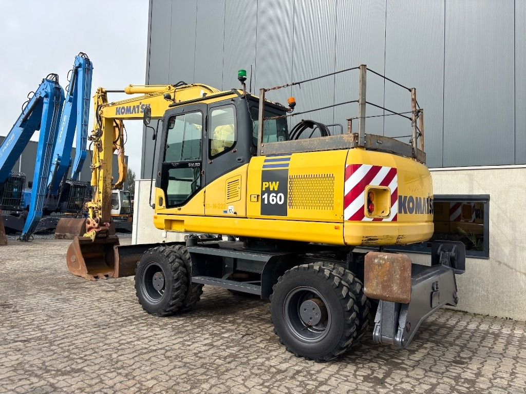 Komatsu PW 160-7 - PW160 - PW 160 - PW 180 - PW 140 - Τροχοφόρος εκσκαφέας: φωτογραφία 4 Komatsu PW 160-7 - PW160 - PW 160 - PW 180 - PW 140 - Τροχοφόρος εκσκαφέας: φωτογραφία 4