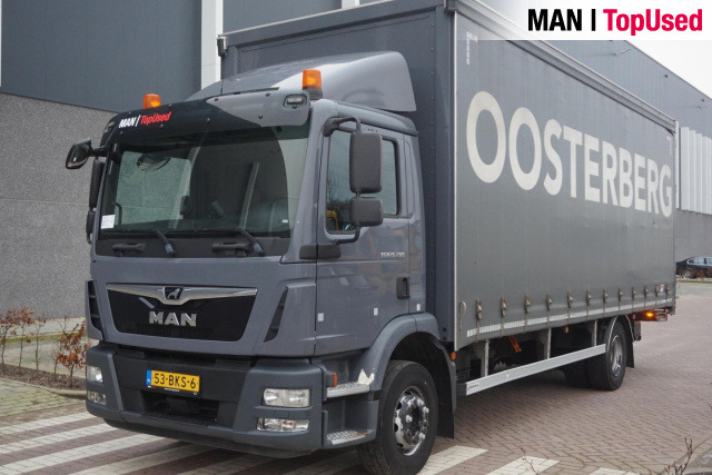 MAN TGM 15.290 4X2 BL / Schuifzeil / Ondervouwklep - Φορτηγό μουσαμάς: φωτογραφία 1 MAN TGM 15.290 4X2 BL / Schuifzeil / Ondervouwklep - Φορτηγό μουσαμάς: φωτογραφία 1