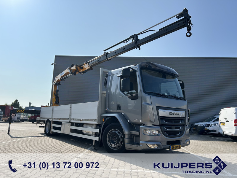 DAF LF 320 FA / Effer 175.2/c3s Crane / 363 dkm / Plateau / APK TUV 08-25 - Φορτηγό με γερανό: φωτογραφία 1 DAF LF 320 FA / Effer 175.2/c3s Crane / 363 dkm / Plateau / APK TUV 08-25 - Φορτηγό με γερανό: φωτογραφία 1