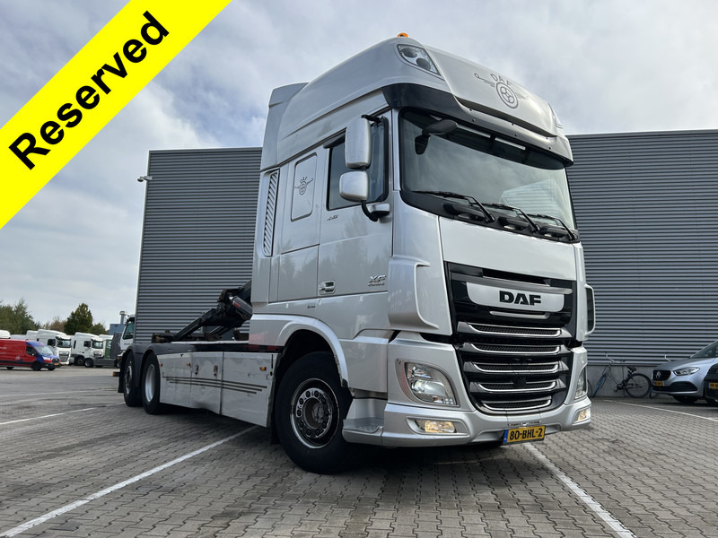 DAF XF 440 FAN SSC / Hiab Hook 21 Ton / 557 dkm / 9 Ton Front Axle - Φορτηγό φόρτωσης γάντζου, Φορτηγό με γερανό: φωτογραφία 1 DAF XF 440 FAN SSC / Hiab Hook 21 Ton / 557 dkm / 9 Ton Front Axle - Φορτηγό φόρτωσης γάντζου, Φορτηγό με γερανό: φωτογραφία 1