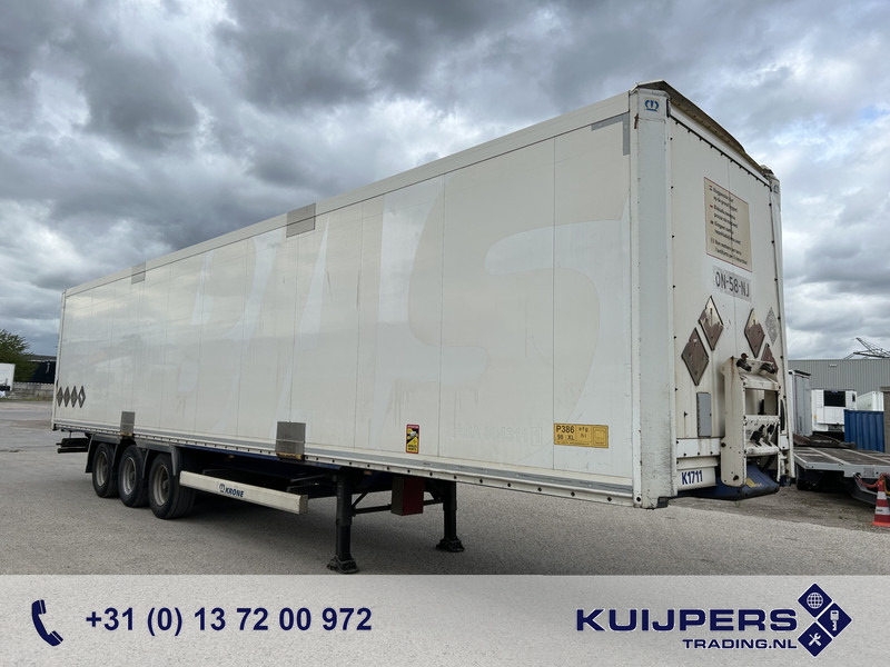 Krone DryLiner / Box / Front Damage / BPW Drum / APK TUV 12-25 - Επικαθήμενο κόφα: φωτογραφία 1 Krone DryLiner / Box / Front Damage / BPW Drum / APK TUV 12-25 - Επικαθήμενο κόφα: φωτογραφία 1
