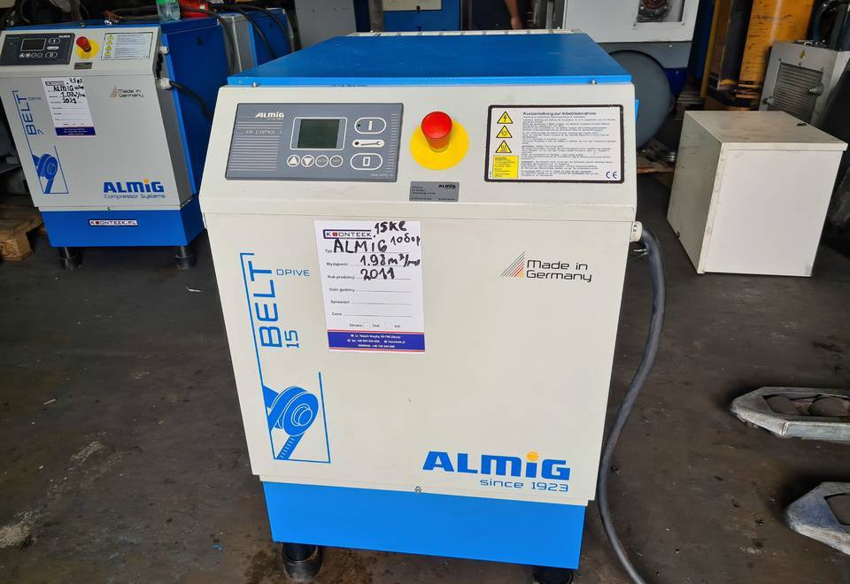 Kompresor śrubowy Almig Belt 15, 15 kw. 2011r - Αεροσυμπιεστής: φωτογραφία 2 Kompresor śrubowy Almig Belt 15, 15 kw. 2011r - Αεροσυμπιεστής: φωτογραφία 2