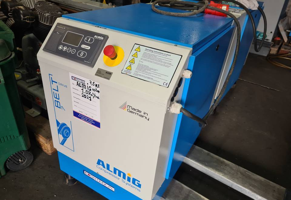Kompresor śrubowy Almig Belt 7, 7,5 kw. 2021r - Αεροσυμπιεστής: φωτογραφία 1 Kompresor śrubowy Almig Belt 7, 7,5 kw. 2021r - Αεροσυμπιεστής: φωτογραφία 1