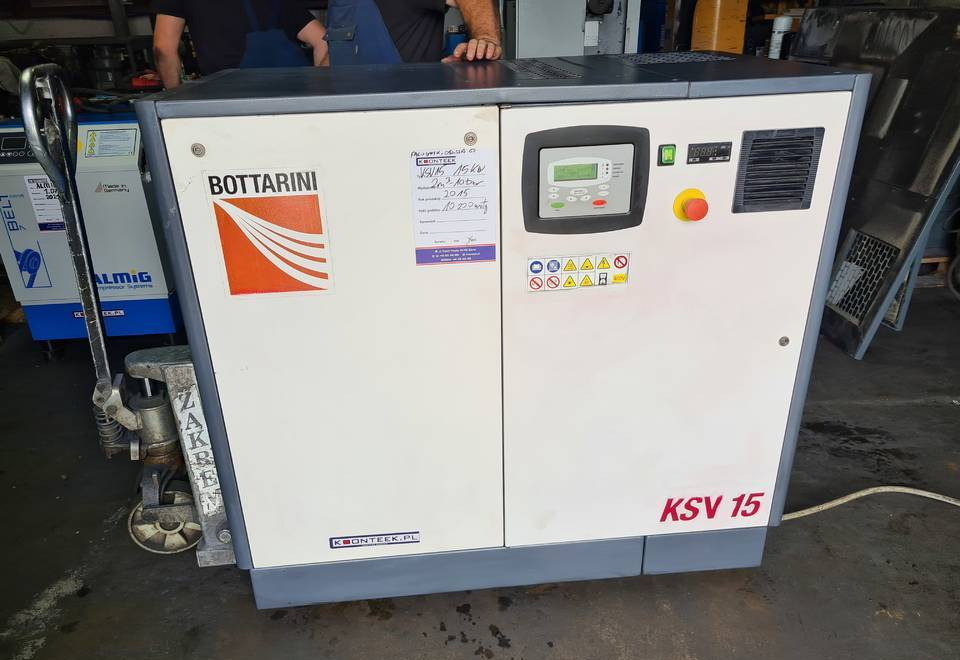 Kompresor śrubowy BOTTARINI KSV 15, 15 kw, 2015r - Αεροσυμπιεστής: φωτογραφία 4 Kompresor śrubowy BOTTARINI KSV 15, 15 kw, 2015r - Αεροσυμπιεστής: φωτογραφία 4