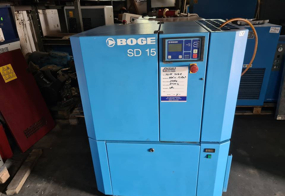 Kompresor śrubowy Boge SD 15, 11 kw - Αεροσυμπιεστής: φωτογραφία 1 Kompresor śrubowy Boge SD 15, 11 kw - Αεροσυμπιεστής: φωτογραφία 1
