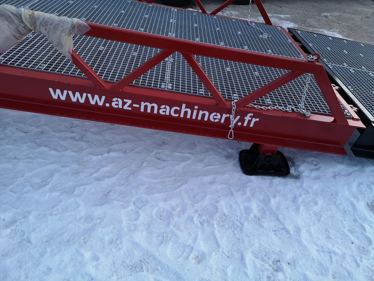 Καινούριο Ράμπα φόρτωσης Loading Ramp with with hydraulic tilting bridge -  AZ RAMP - STAR LLO- 20 T.: φωτογραφία 5