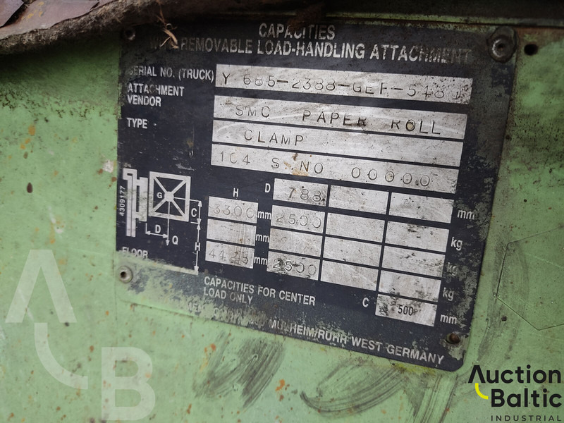 Υγραεριοκίνητο περονοφόρο Clark C500 Y100 LPG: φωτογραφία 20
