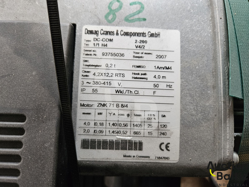 Γερανός Demag KBK: φωτογραφία 7