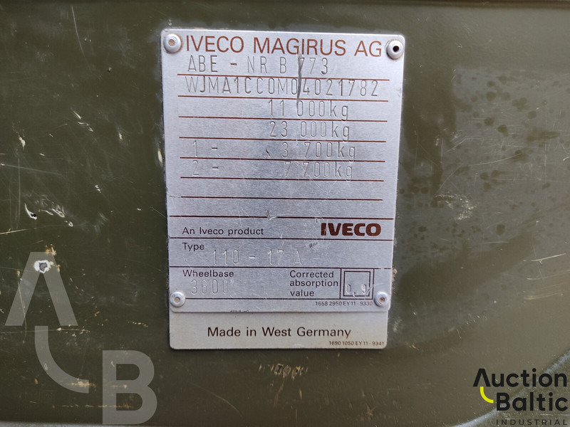 Φορτηγό με ανοιχτή καρότσα Iveco Magirus 110-17: φωτογραφία 18