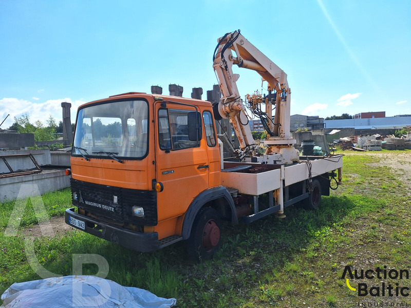 Magirus 130 M 8 - Φορτηγό με ανοιχτή καρότσα, Φορτηγό με γερανό: φωτογραφία 2 Magirus 130 M 8 - Φορτηγό με ανοιχτή καρότσα, Φορτηγό με γερανό: φωτογραφία 2
