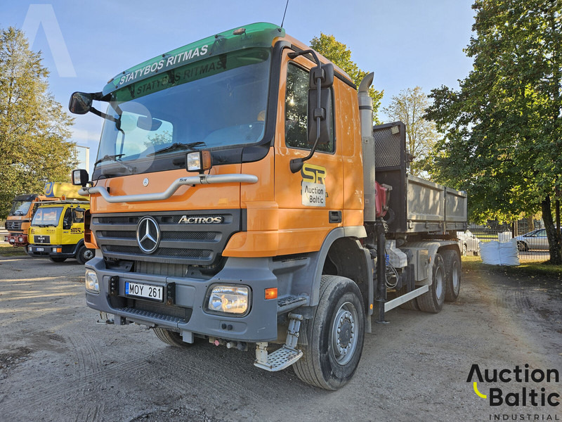 Mercedes-Benz Actros 1844 - Φορτηγό ανατρεπόμενο, Φορτηγό με γερανό: φωτογραφία 2 Mercedes-Benz Actros 1844 - Φορτηγό ανατρεπόμενο, Φορτηγό με γερανό: φωτογραφία 2