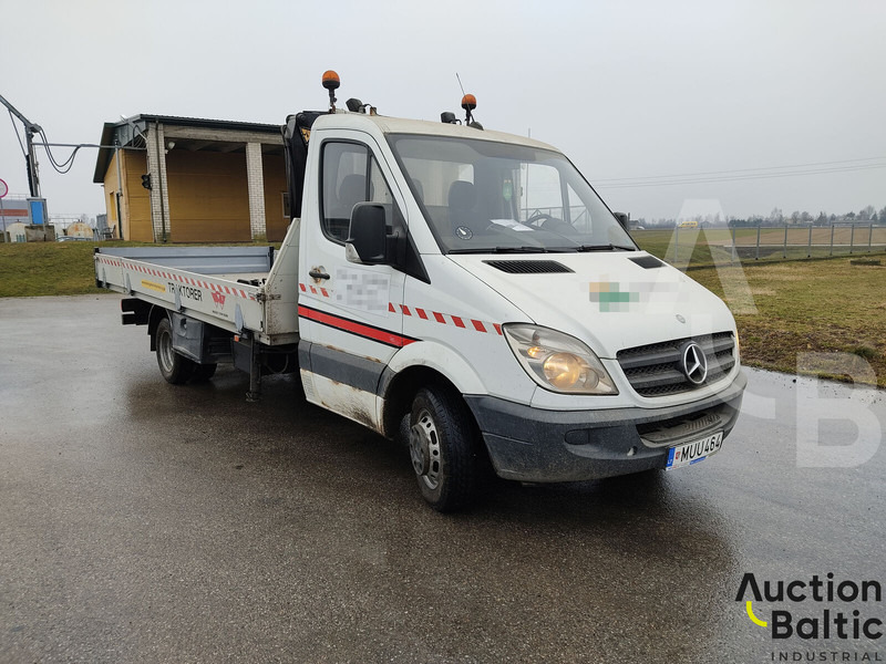 Mercedes-Benz Sprinter 515 CDI - Φορτηγό με ανοιχτή καρότσα, Φορτηγό με γερανό: φωτογραφία 2 Mercedes-Benz Sprinter 515 CDI - Φορτηγό με ανοιχτή καρότσα, Φορτηγό με γερανό: φωτογραφία 2