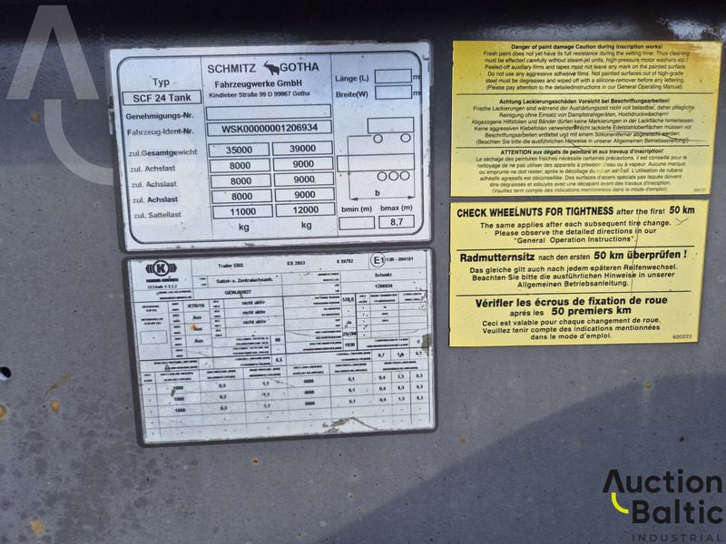 Επικαθήμενο κουρτίνα Schmitz Cargobull SCF 24T: φωτογραφία 9