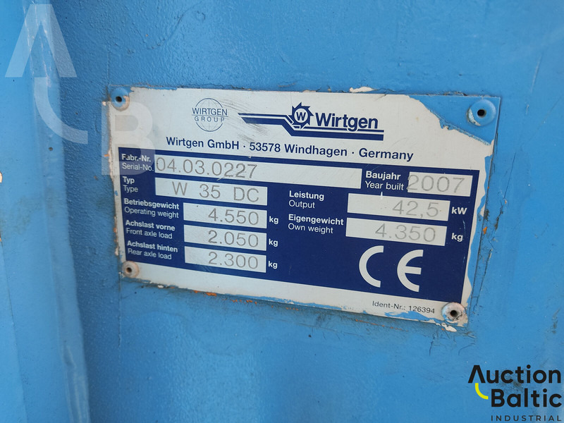 Μηχανών ασφάλτου Wirtgen W35DC: φωτογραφία 20