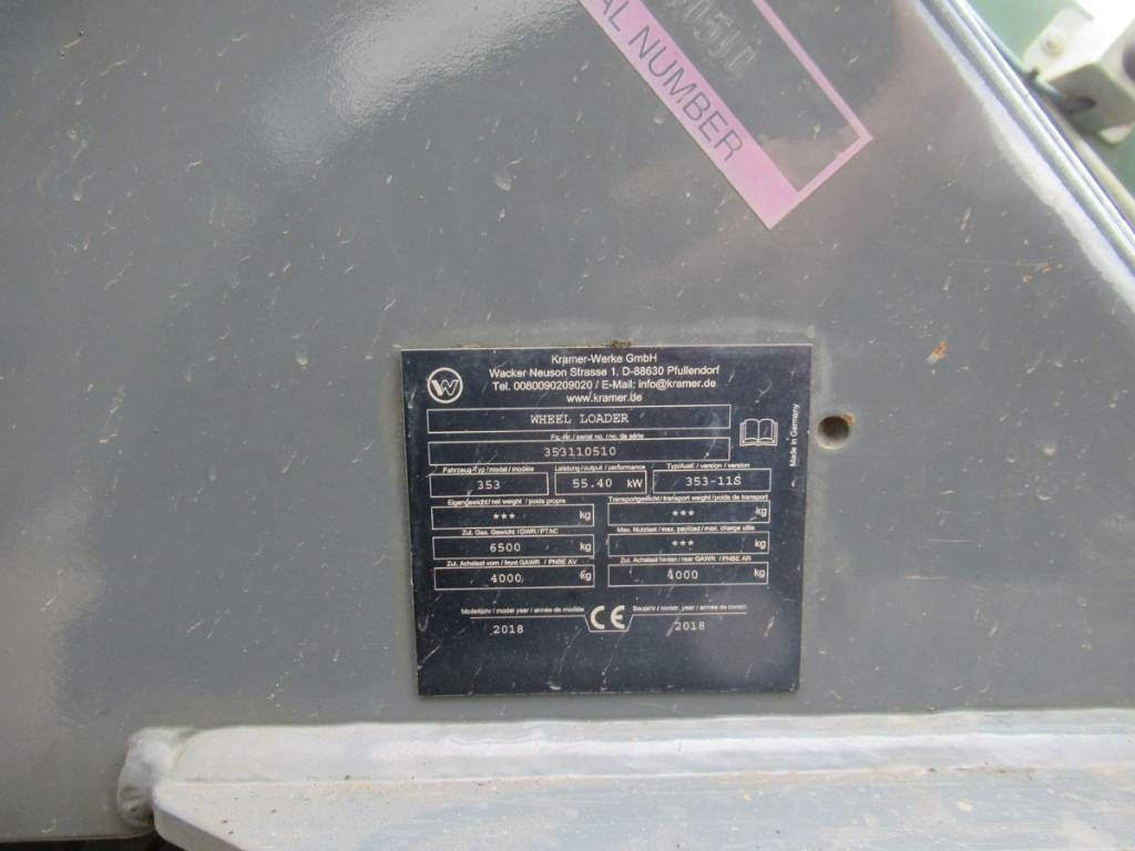 Kramer 5085 - Ελαστιχοφόρος φορτωτής: φωτογραφία 5 Kramer 5085 - Ελαστιχοφόρος φορτωτής: φωτογραφία 5
