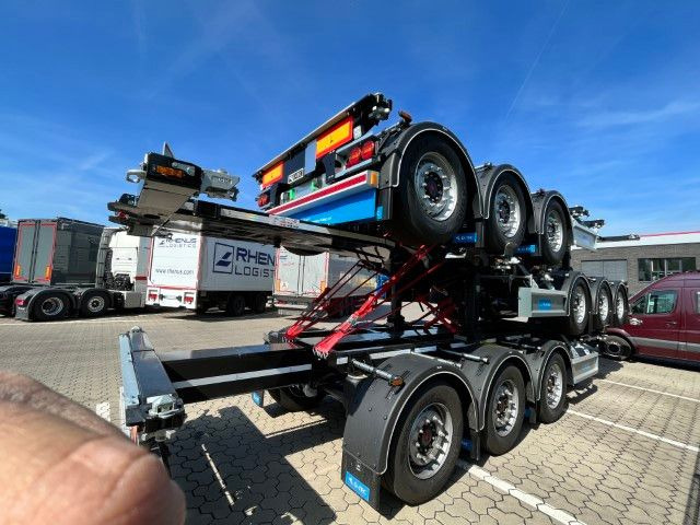 D-TEC Containerchassis Flexitrailer - Επικαθήμενο μεταφοράς εμπορευματοκιβωτίων/ Κινητό αμάξωμα: φωτογραφία 2 D-TEC Containerchassis Flexitrailer - Επικαθήμενο μεταφοράς εμπορευματοκιβωτίων/ Κινητό αμάξωμα: φωτογραφία 2