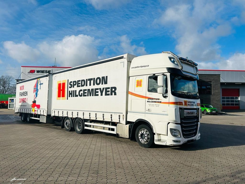 DAF XF 480 FAN LowDeck 6x2 Jumbo sehr sauber - Φορτηγό μουσαμάς: φωτογραφία 1 DAF XF 480 FAN LowDeck 6x2 Jumbo sehr sauber - Φορτηγό μουσαμάς: φωτογραφία 1