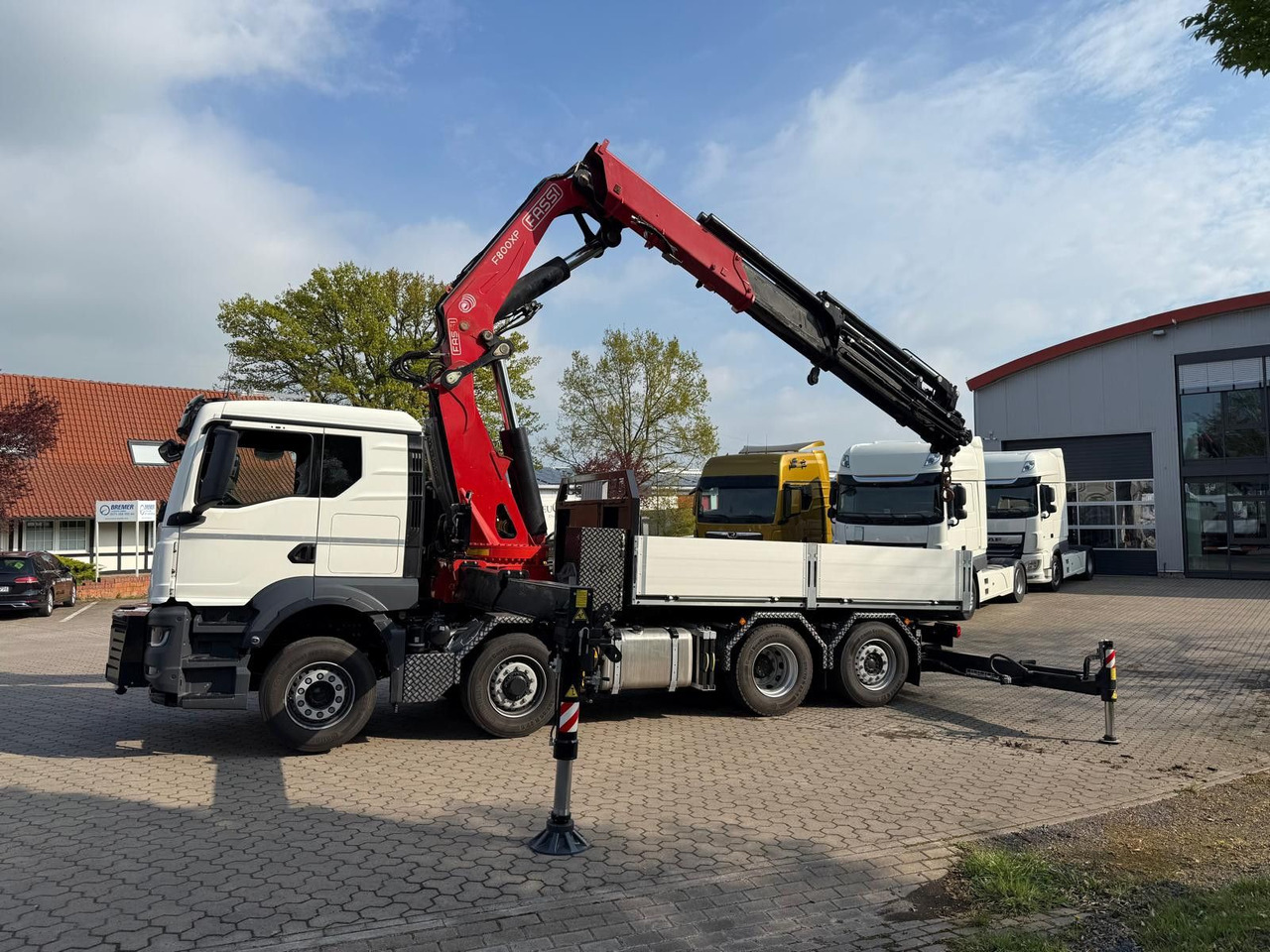 MAN 35.520 8x4 Kran Fassi F800, OHNE ABSTÜTZÜBERWACH - Φορτηγό με γερανό: φωτογραφία 1 MAN 35.520 8x4 Kran Fassi F800, OHNE ABSTÜTZÜBERWACH - Φορτηγό με γερανό: φωτογραφία 1