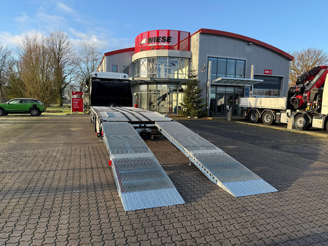 MAN Baumaschinen- Arbeitsbühnentransporter Rampen - Φορτηγό αυτοκινητάμαξα: φωτογραφία 4 MAN Baumaschinen- Arbeitsbühnentransporter Rampen - Φορτηγό αυτοκινητάμαξα: φωτογραφία 4