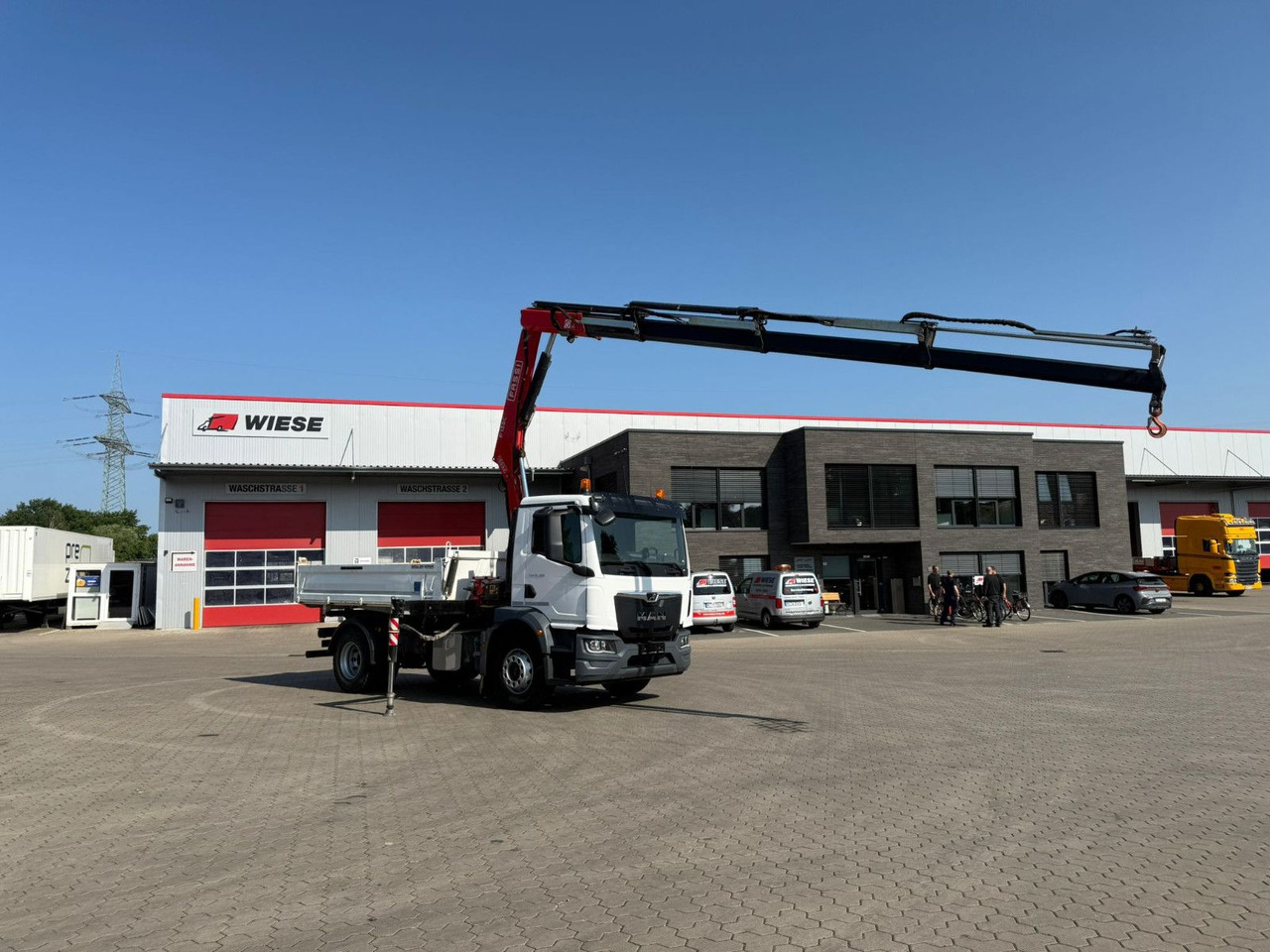 MAN TGM 18.320 4x2 BB mit Fassi F135 Kipper Kran - Φορτηγό ανατρεπόμενο, Φορτηγό με γερανό: φωτογραφία 2 MAN TGM 18.320 4x2 BB mit Fassi F135 Kipper Kran - Φορτηγό ανατρεπόμενο, Φορτηγό με γερανό: φωτογραφία 2