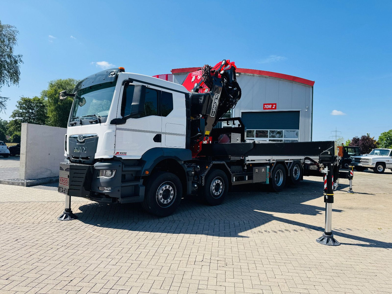 MAN TGS 32.510 mit F710 Frontkran sofort - Φορτηγό με ανοιχτή καρότσα, Φορτηγό με γερανό: φωτογραφία 2 MAN TGS 32.510 mit F710 Frontkran sofort - Φορτηγό με ανοιχτή καρότσα, Φορτηγό με γερανό: φωτογραφία 2