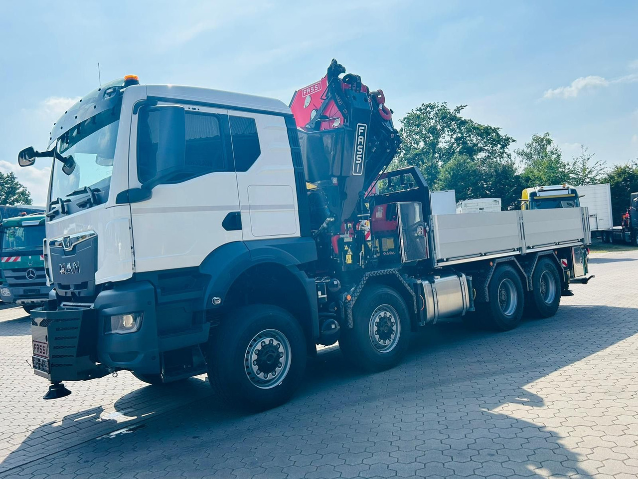 MAN TGS 41.520 8x8 mit Fassi Ladekran F710RA.2.26 - Φορτηγό με ανοιχτή καρότσα: φωτογραφία 5 MAN TGS 41.520 8x8 mit Fassi Ladekran F710RA.2.26 - Φορτηγό με ανοιχτή καρότσα: φωτογραφία 5