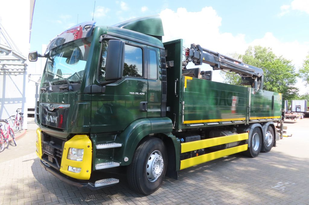 MAN TGX 26.500 6x2 - Baustoff - Kran HIAB - Φορτηγό με γερανό, Φορτηγό με ανοιχτή καρότσα: φωτογραφία 3 MAN TGX 26.500 6x2 - Baustoff - Kran HIAB - Φορτηγό με γερανό, Φορτηγό με ανοιχτή καρότσα: φωτογραφία 3