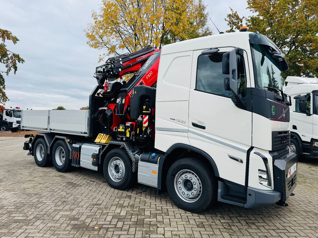 Volvo FH 500 8x4 Kran F820 RA2.27 Jib & Winde Sofort - Φορτηγό, Φορτηγό με γερανό: φωτογραφία 4 Volvo FH 500 8x4 Kran F820 RA2.27 Jib & Winde Sofort - Φορτηγό, Φορτηγό με γερανό: φωτογραφία 4