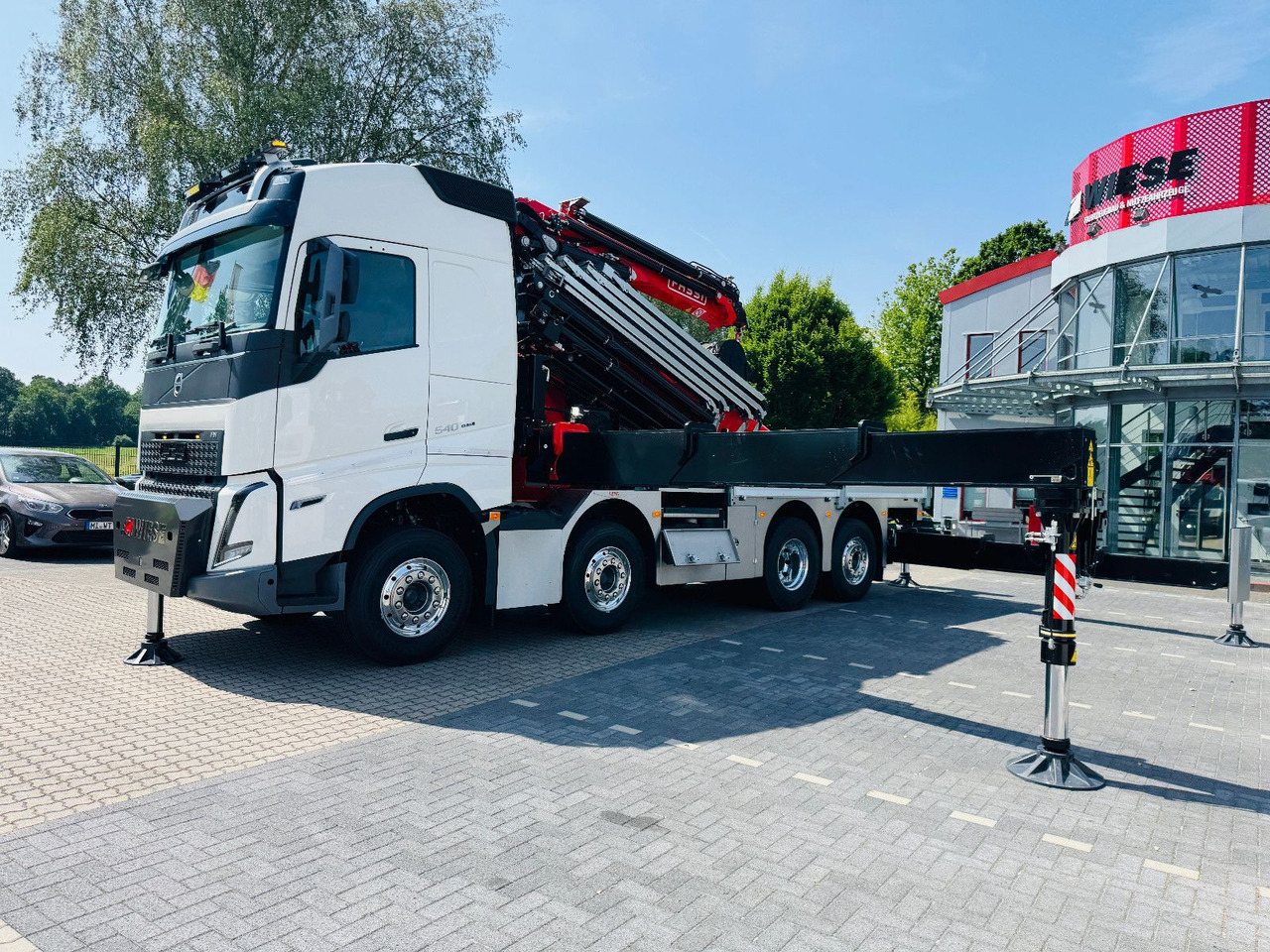 Volvo FH 540 mit Fassi F2150RAL Fly Jib + Winde - Φορτηγό με ανοιχτή καρότσα, Φορτηγό με γερανό: φωτογραφία 4 Volvo FH 540 mit Fassi F2150RAL Fly Jib + Winde - Φορτηγό με ανοιχτή καρότσα, Φορτηγό με γερανό: φωτογραφία 4