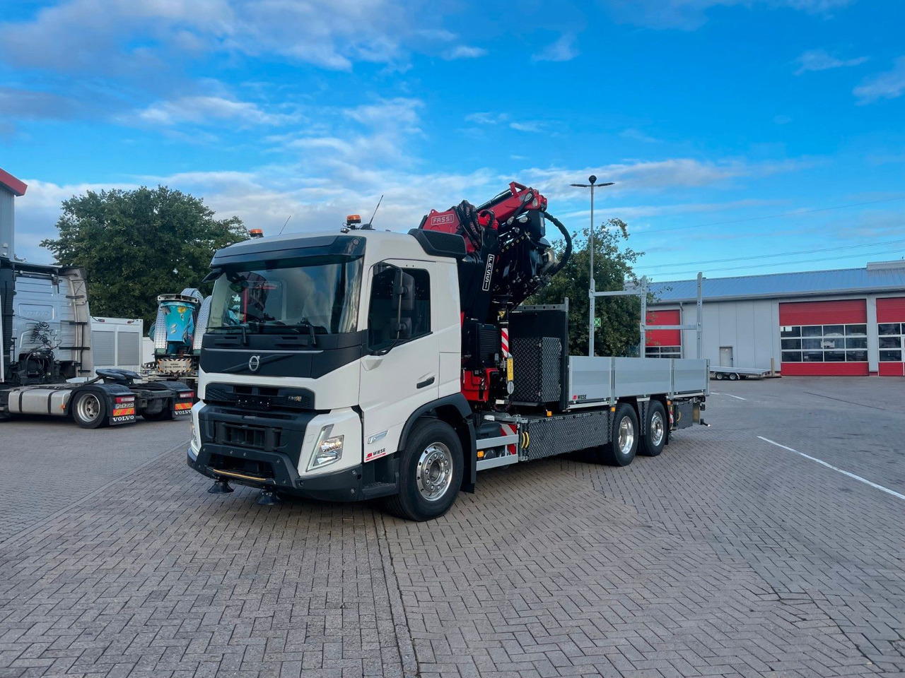 Volvo FMX 500 FASSI Ladekran F545 JIB & Winde Sofort - Φορτηγό με ανοιχτή καρότσα, Φορτηγό με γερανό: φωτογραφία 1 Volvo FMX 500 FASSI Ladekran F545 JIB & Winde Sofort - Φορτηγό με ανοιχτή καρότσα, Φορτηγό με γερανό: φωτογραφία 1