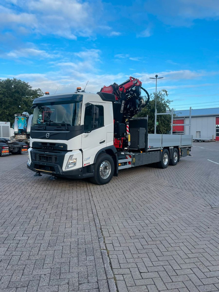 Volvo FMX 500 FASSI Ladekran F545 JIB & Winde Sofort - Φορτηγό με ανοιχτή καρότσα, Φορτηγό με γερανό: φωτογραφία 2 Volvo FMX 500 FASSI Ladekran F545 JIB & Winde Sofort - Φορτηγό με ανοιχτή καρότσα, Φορτηγό με γερανό: φωτογραφία 2