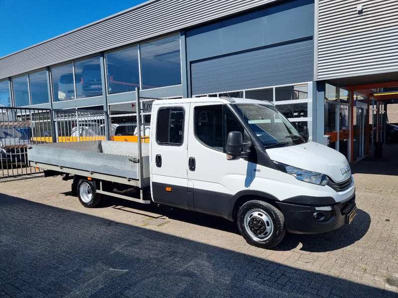 Iveco Daily 35C18 3.0D DC 6 zits Open laadbak 4.10m EURO 6 - Μικρό φορτηγό με καρότσα, Διπλοκάμπινο ελαφρύ επαγγελματικό: φωτογραφία 1 Iveco Daily 35C18 3.0D DC 6 zits Open laadbak 4.10m EURO 6 - Μικρό φορτηγό με καρότσα, Διπλοκάμπινο ελαφρύ επαγγελματικό: φωτογραφία 1