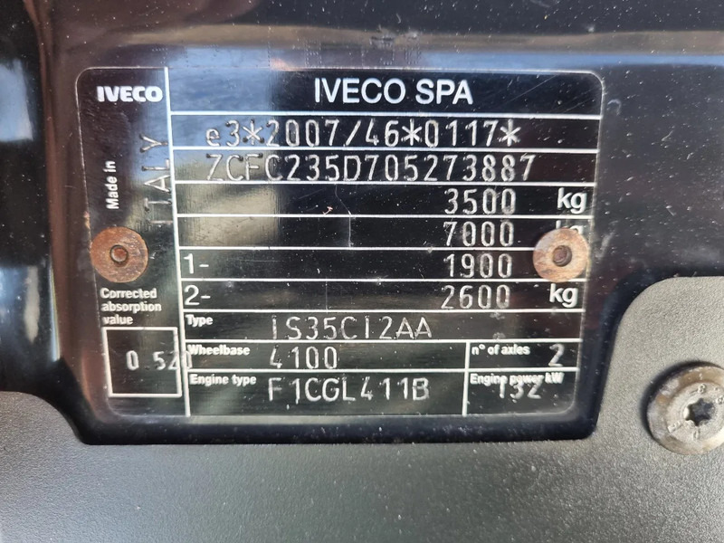 Μικρό φορτηγό με καρότσα, Διπλοκάμπινο ελαφρύ επαγγελματικό Iveco Daily 35C18 3.0D DC 6 zits Open laadbak 4.10m EURO 6: φωτογραφία 9
