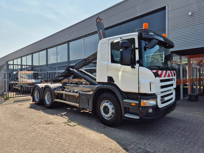 Scania P360 6X4 Containersysteem/ 21T Multilift/ Adjustable Hook - Φορτηγό με σύστημα καλωδίων: φωτογραφία 1 Scania P360 6X4 Containersysteem/ 21T Multilift/ Adjustable Hook - Φορτηγό με σύστημα καλωδίων: φωτογραφία 1
