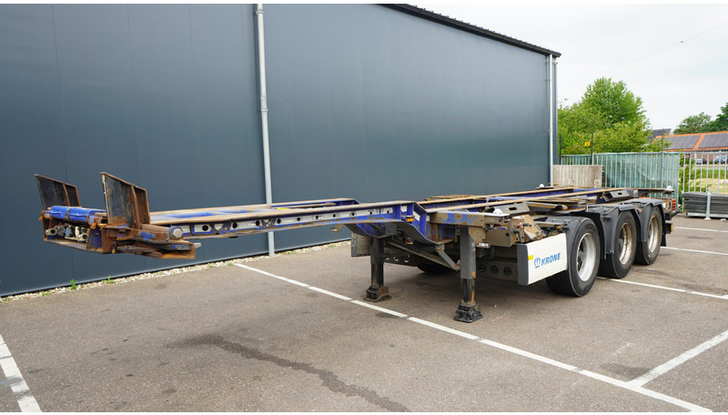 Krone 3 AXLE CONTAINER TRANSPORT TRAILER EXTENDABLE 45 FT - Επικαθήμενο μεταφοράς εμπορευματοκιβωτίων/ Κινητό αμάξωμα: φωτογραφία 2 Krone 3 AXLE CONTAINER TRANSPORT TRAILER EXTENDABLE 45 FT - Επικαθήμενο μεταφοράς εμπορευματοκιβωτίων/ Κινητό αμάξωμα: φωτογραφία 2