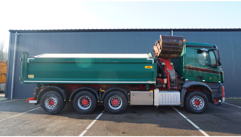 Mercedes-Benz AROCS 3542 8X4 2 SIDE TIPPER WITH HMF Z 1943 CRANE 407.000KM - Φορτηγό με γερανό: φωτογραφία 4 Mercedes-Benz AROCS 3542 8X4 2 SIDE TIPPER WITH HMF Z 1943 CRANE 407.000KM - Φορτηγό με γερανό: φωτογραφία 4