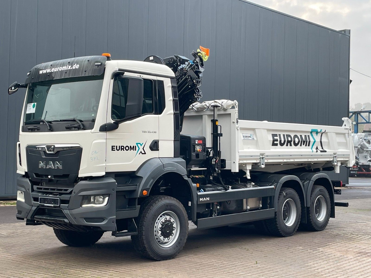MAN TGS 33.440 6x6 /3-Seiten- Kipper / HIAB 228-6 - Φορτηγό ανατρεπόμενο, Φορτηγό με γερανό: φωτογραφία 3 MAN TGS 33.440 6x6 /3-Seiten- Kipper / HIAB 228-6 - Φορτηγό ανατρεπόμενο, Φορτηγό με γερανό: φωτογραφία 3