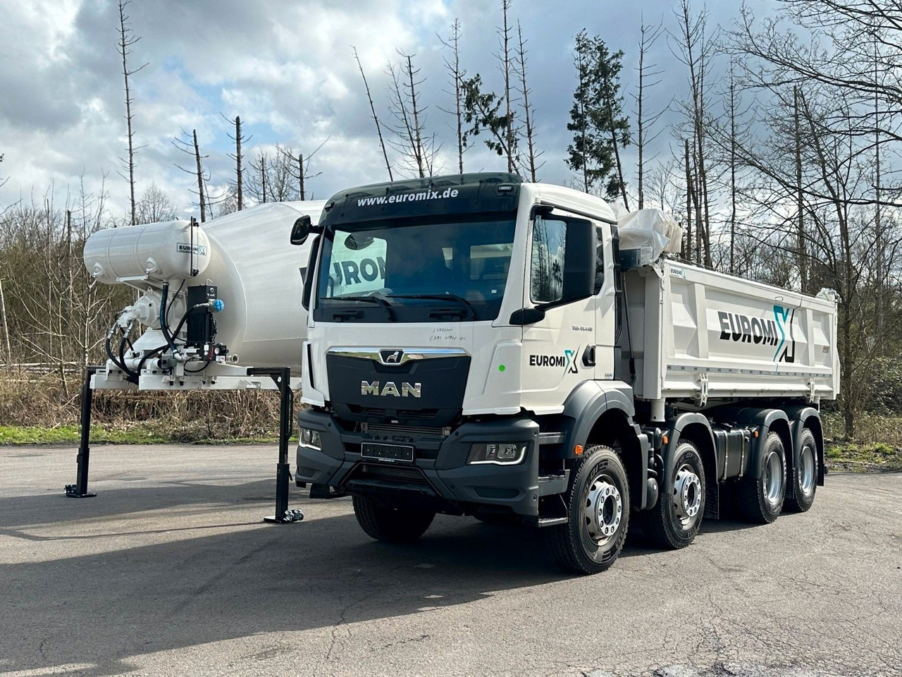 MAN TGS 41.440 8x4 WECHSELSYSTEM KIPPER+MISCHER - Μπετονιέρα φορτηγό: φωτογραφία 2 MAN TGS 41.440 8x4 WECHSELSYSTEM KIPPER+MISCHER - Μπετονιέρα φορτηγό: φωτογραφία 2