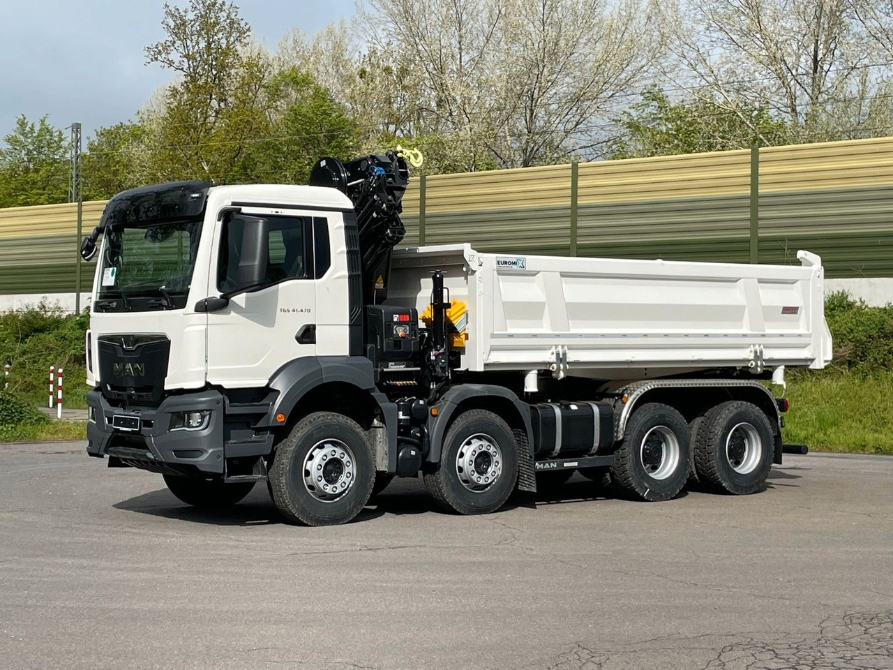 MAN TGS 41.480 8x4/Euro6e Euromix Kipper Hiab 228-6 - Φορτηγό ανατρεπόμενο, Φορτηγό με γερανό: φωτογραφία 3 MAN TGS 41.480 8x4/Euro6e Euromix Kipper Hiab 228-6 - Φορτηγό ανατρεπόμενο, Φορτηγό με γερανό: φωτογραφία 3