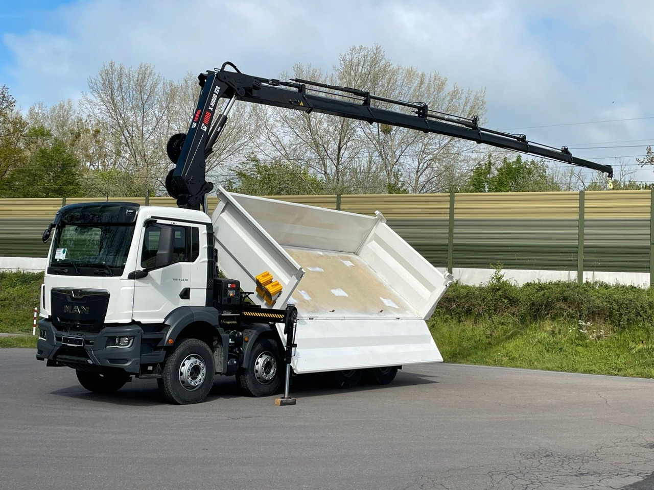 MAN TGS 41.480 8x4/Euro6e Euromix Kipper Hiab 228-6 - Φορτηγό ανατρεπόμενο, Φορτηγό με γερανό: φωτογραφία 1 MAN TGS 41.480 8x4/Euro6e Euromix Kipper Hiab 228-6 - Φορτηγό ανατρεπόμενο, Φορτηγό με γερανό: φωτογραφία 1