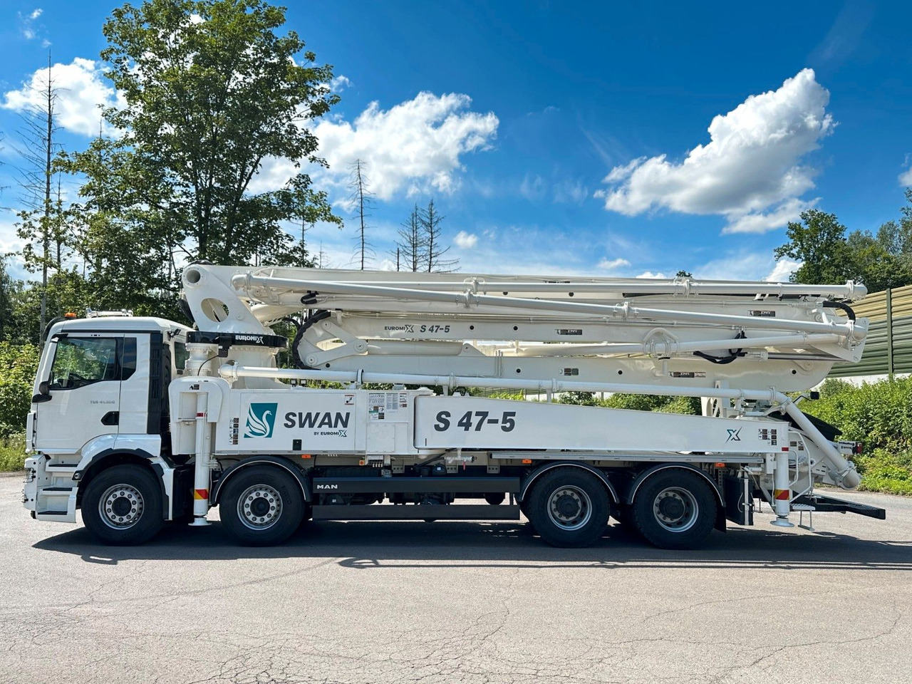 MAN TGS 41.520 8x4 SWAN TSP 47-5 160RZ ( 47m ) - Μπετονιέρα φορτηγό: φωτογραφία 3 MAN TGS 41.520 8x4 SWAN TSP 47-5 160RZ ( 47m ) - Μπετονιέρα φορτηγό: φωτογραφία 3
