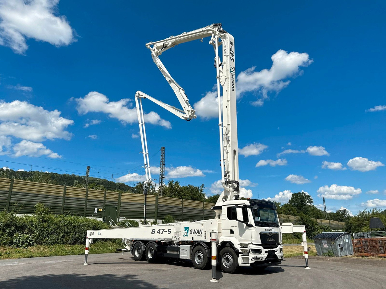 MAN TGS 41.520 8x4 SWAN TSP 47-5 160RZ ( 47m ) - Αντλία σκυροδέματος: φωτογραφία 1 MAN TGS 41.520 8x4 SWAN TSP 47-5 160RZ ( 47m ) - Αντλία σκυροδέματος: φωτογραφία 1