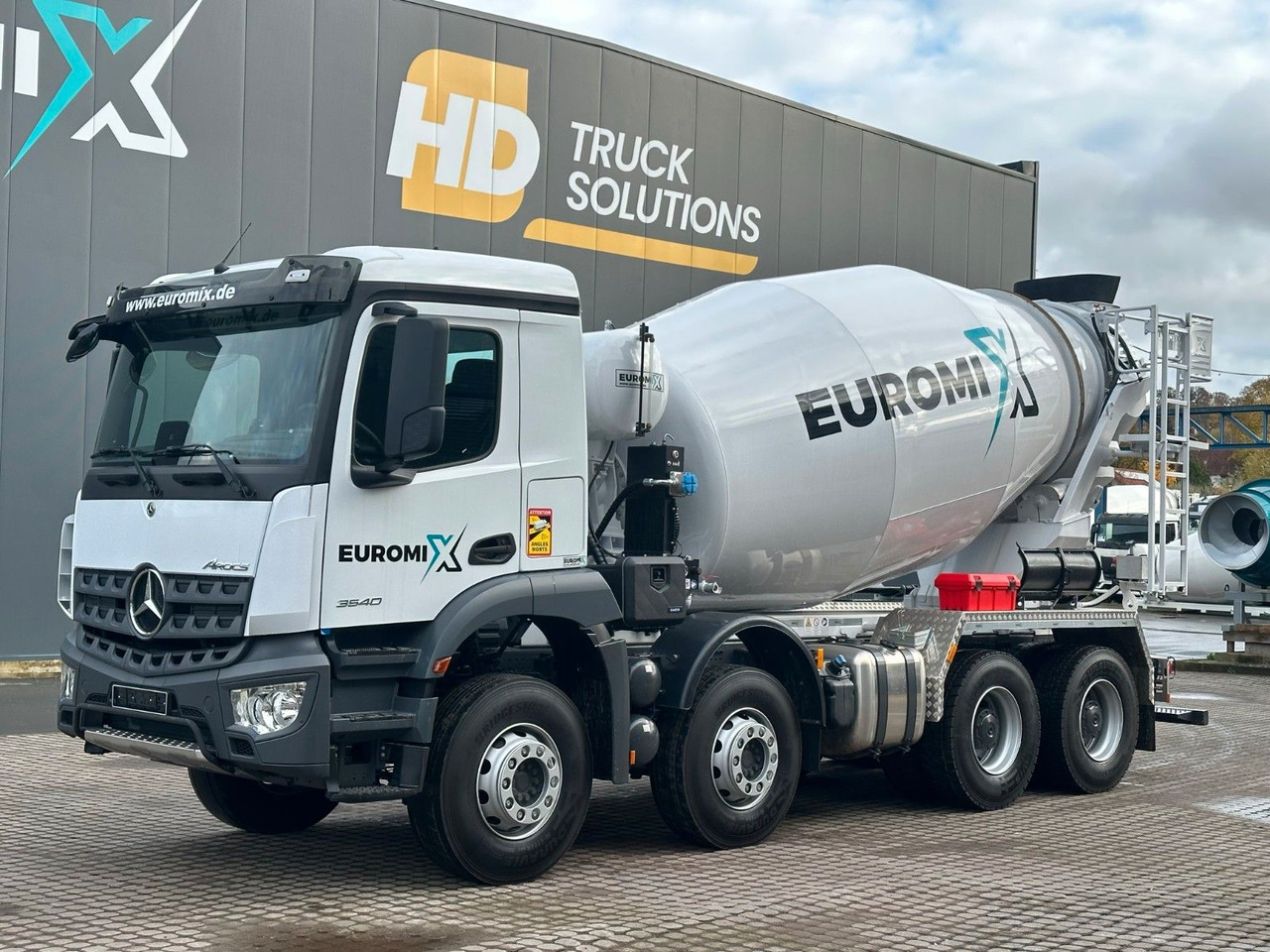 Mercedes-Benz Arocs 5 3540 8x4 EURO 6e EuromixMTP EM 9 L - Μπετονιέρα φορτηγό: φωτογραφία 1 Mercedes-Benz Arocs 5 3540 8x4 EURO 6e EuromixMTP EM 9 L - Μπετονιέρα φορτηγό: φωτογραφία 1