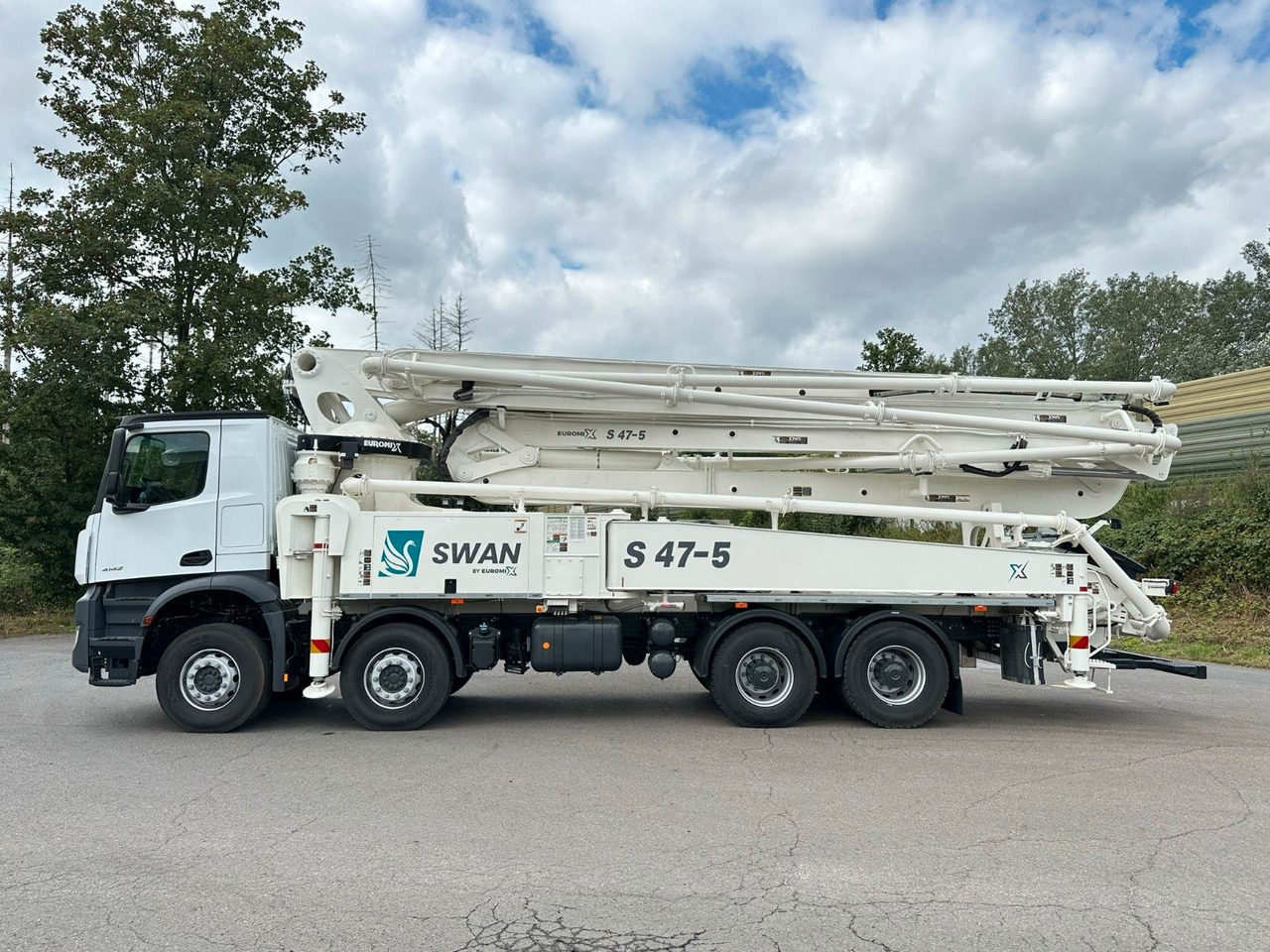 Mercedes-Benz Arocs 5 4142 8x4 SWAN TSP 47-5 160RZ ( 47m ) - Αντλία σκυροδέματος: φωτογραφία 4 Mercedes-Benz Arocs 5 4142 8x4 SWAN TSP 47-5 160RZ ( 47m ) - Αντλία σκυροδέματος: φωτογραφία 4