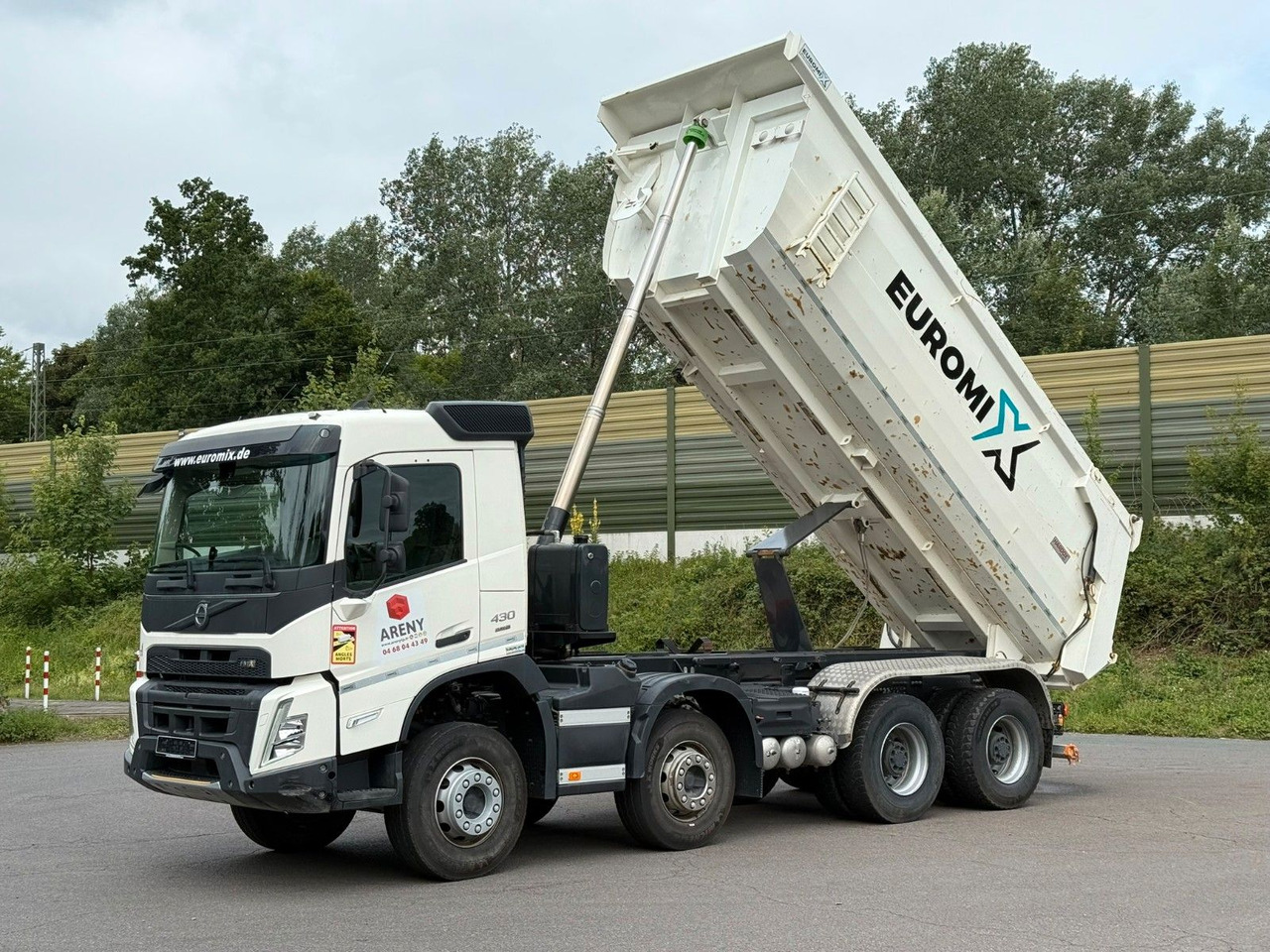 Volvo FMX 430 8X4 EuromixMTP 16m³ Hydraulische Klappe - Φορτηγό ανατρεπόμενο: φωτογραφία 1 Volvo FMX 430 8X4 EuromixMTP 16m³ Hydraulische Klappe - Φορτηγό ανατρεπόμενο: φωτογραφία 1