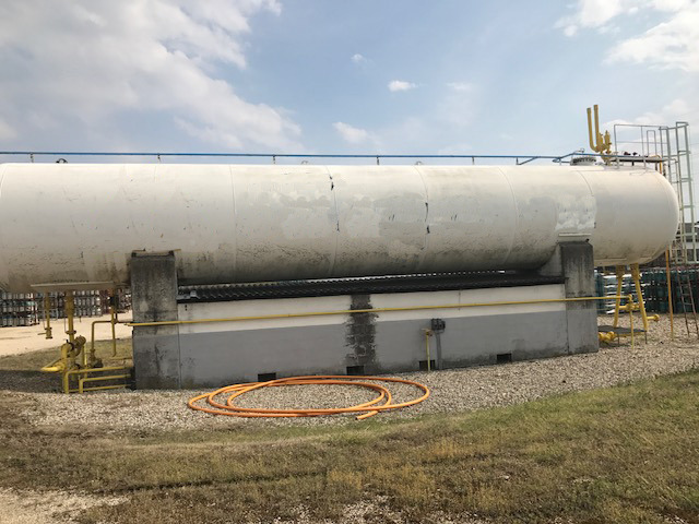 150m3 stationary gastank Gas, LPG, GPL, GAZ, Propane with appendages Used Tank ID 1.208 - Ρεζερβουάρ καυσίμου: φωτογραφία 1 150m3 stationary gastank Gas, LPG, GPL, GAZ, Propane with appendages Used Tank ID 1.208 - Ρεζερβουάρ καυσίμου: φωτογραφία 1