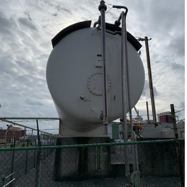 200m3 stationary gastank Gas, LPG, GPL, GAZ, Propane with Sun roof and appendages Used Tank ID 1.209 - Ρεζερβουάρ καυσίμου: φωτογραφία 3 200m3 stationary gastank Gas, LPG, GPL, GAZ, Propane with Sun roof and appendages Used Tank ID 1.209 - Ρεζερβουάρ καυσίμου: φωτογραφία 3