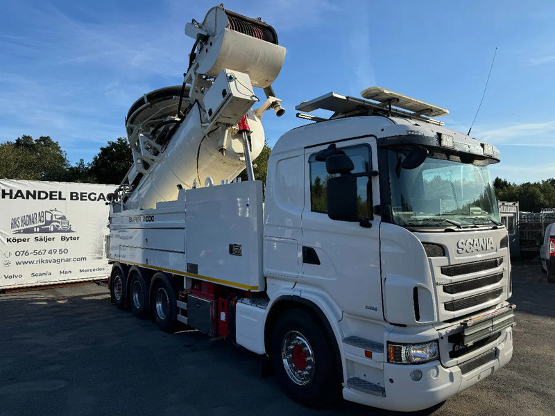 Scania R480 8x4, Wiedemann Super 2000 (10+6m3) + Recycler, Euro 6, 2013 - Όχημα εκκένωσης βόθρων: φωτογραφία 1 Scania R480 8x4, Wiedemann Super 2000 (10+6m3) + Recycler, Euro 6, 2013 - Όχημα εκκένωσης βόθρων: φωτογραφία 1