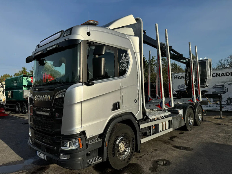 Scania R730 V8 6X4, Retarder,Timber-truck + Kesla, 2020 - Φορτηγό ξυλείας, Φορτηγό με γερανό: φωτογραφία 3 Scania R730 V8 6X4, Retarder,Timber-truck + Kesla, 2020 - Φορτηγό ξυλείας, Φορτηγό με γερανό: φωτογραφία 3