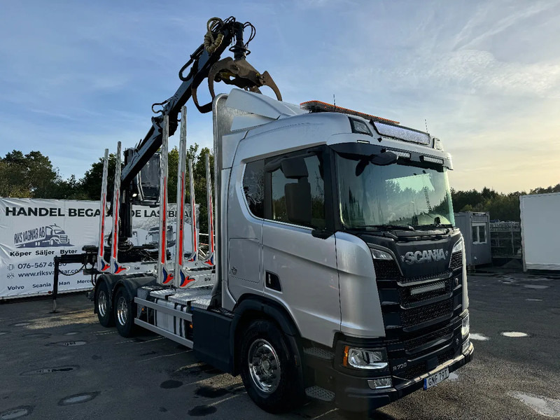 Scania R730 V8 6X4, Retarder,Timber-truck + Kesla, 2020 - Φορτηγό ξυλείας, Φορτηγό με γερανό: φωτογραφία 1 Scania R730 V8 6X4, Retarder,Timber-truck + Kesla, 2020 - Φορτηγό ξυλείας, Φορτηγό με γερανό: φωτογραφία 1